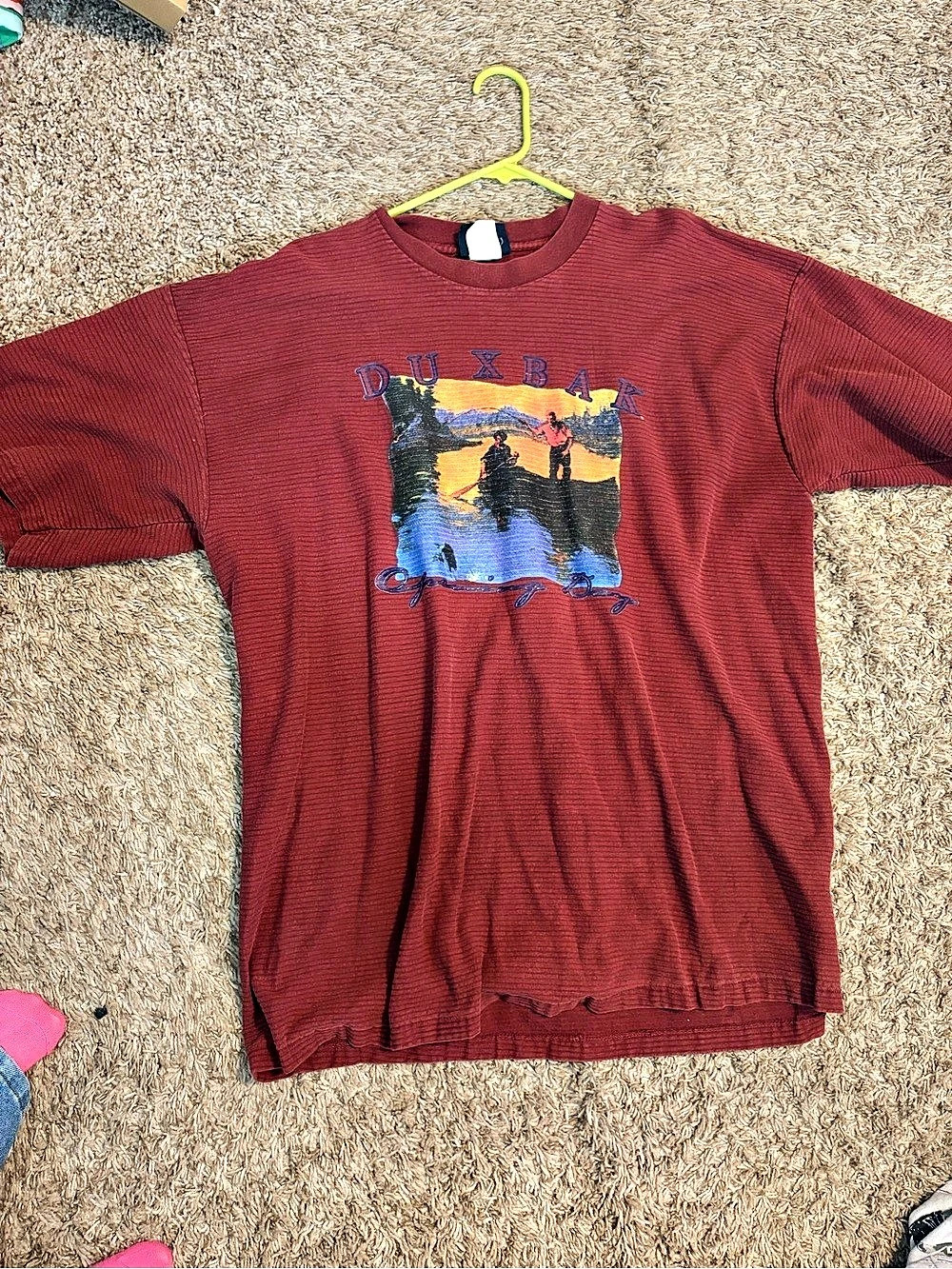 Duxbak Men's Graphic Short Sleeve Tee in Red